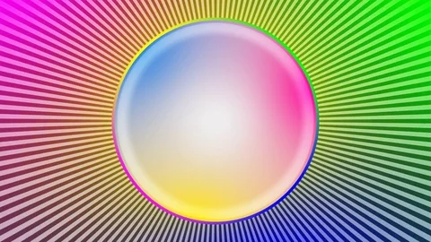 Optical illusion with medium speed rotation. Magic techno modern animation Stock Footage 83395084
