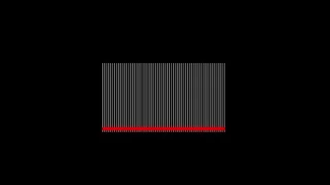 Optical illusion motion graphic featuring shifting vertical white lines and.. Stock Footage 333032347
