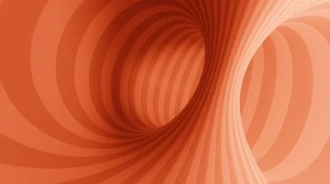 Optical illusion red tunnel An optical illusion red tunnel 3D illustration... Stock Photos