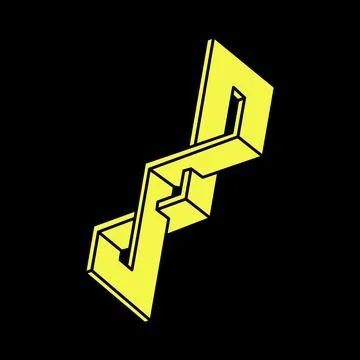 Optical illusion shapes. Geometry. Impossible objects. Escher paradox. Optical Stock Illustration