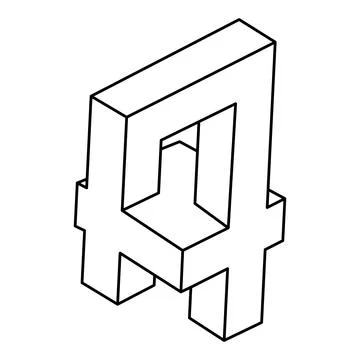 Optical illusion shapes, unreal geometric object vector. Impossible figure. Stock Illustration