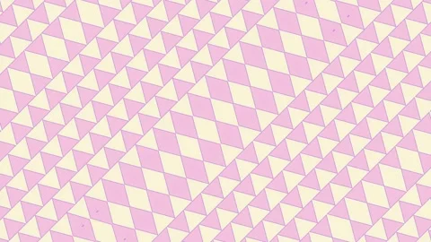 Optical illusion of transformation triangular shapes. 3d render loop animation Stock Footage 275011680