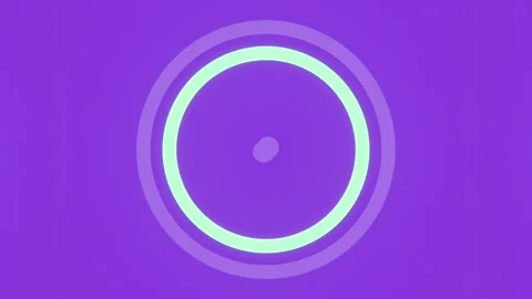 Optical illusion of transforming circles. 3d rendering loop animation 4K Stock Footage 289520380