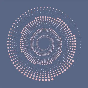 Optical illusion. Trendy design element for border frame, logo, tattoo, symbol Stock Illustration