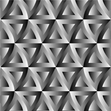 Optical illusion with triangles  Stock Illustration