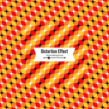 Optical Illusion. Vector 3d Art. Motion Dynamic Effect. Movement Executed In The Stock Illustration
