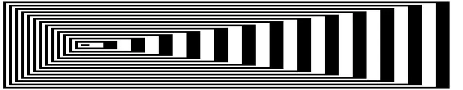 Optical illusion vector. Stripe perspective, curve stripes. EPS 10 Stock Illustration