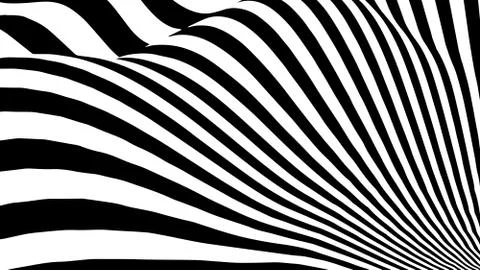Optical illusion wave. イラスト素材