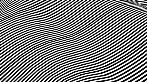 Optical illusion wave. Illustrazione stock