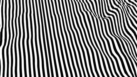 Optical illusion wave. Stock Illustration