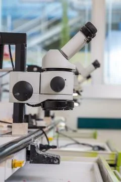 Optical instruments of control Stock Photos