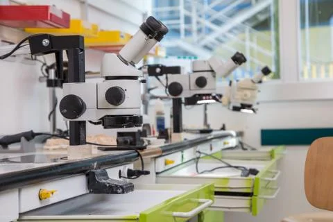 Optical instruments of control Stock Photos