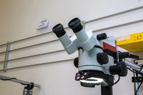 Optical instruments of control Foto stock