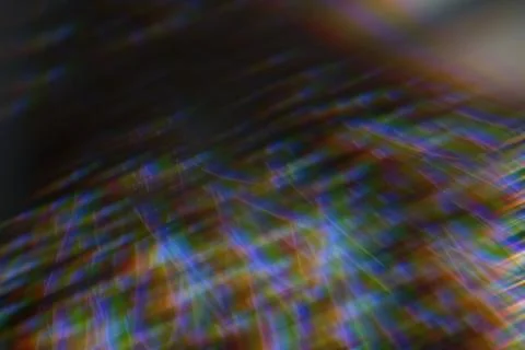 Optical lens effect with iridescent Stock Photos