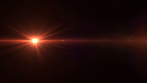 Optical lens flare effect, 4K Light Ray,... | Stock Video | Pond5