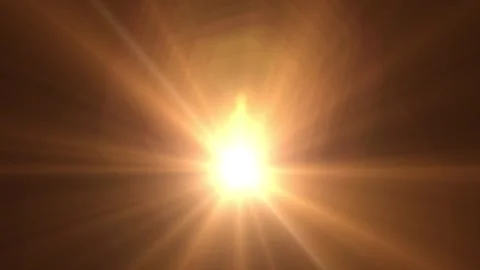 Optical lens flare effect. The flickering light Stock Footage 309790159