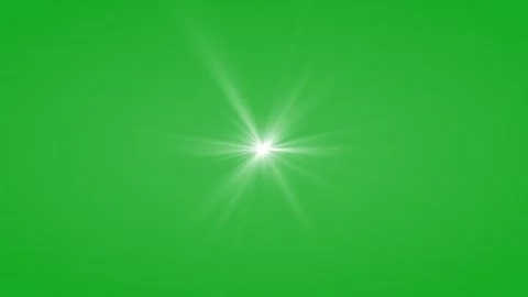 Optical lens flare effect on a green background, overlay Stock Footage 310735682