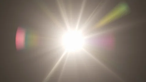 Optical Lens Flare Effect, Light Burst, | Stock Video | Pond5