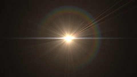 Optical Lens Flare Effect, Light Burst, | Stock Video | Pond5