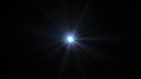 Optical Lens flare effect over black background. TCenter position, Overlay .. Stock Illustration