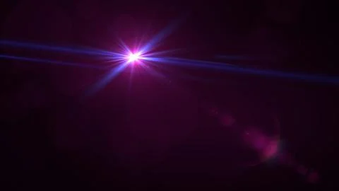 Optical Lens flare effect over black background. Overlay light effect , rea.. Stock Photos