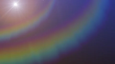 Optical lens flare effect. Shimmering light. Abstract rainbow. Stock Footage 307502240