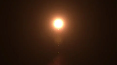 Optical Lens flare effect. Sunrise in space. Stock Footage 270613034
