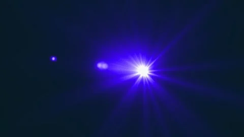 Optical lens flare effect. Very high quality and reduction Video stock 296385942