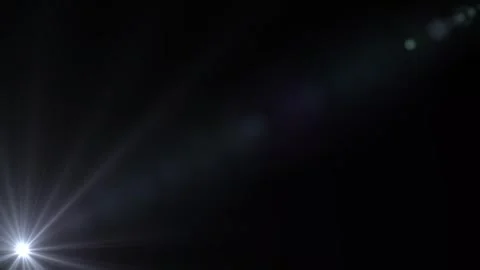 Optical lens flare realistic effect animation. Sun, heaven rays lights motion gr Video stock 296324408