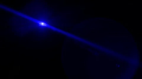Optical lens flares flickering burst shine light animation, Abstract optical len Stock Footage 296375111