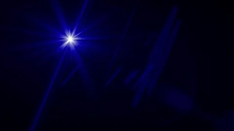 Optical lens flares flickering burst shine light animation, Abstract optical len Video stock 296375113