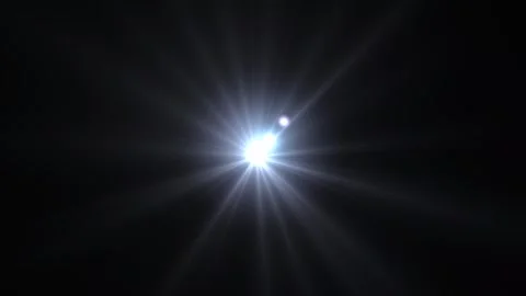  optical lens flares light moving from left to right. Optical lens flare effect. Video stock 296324410