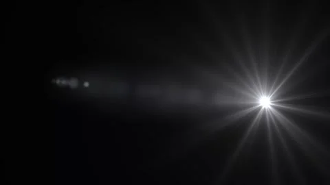  optical lens flares light moving from left to right. Optical lens flare effect. Video stock 296324466