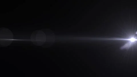  optical lens flares light moving from left to right. Optical lens flare effect. Video stock 296324486