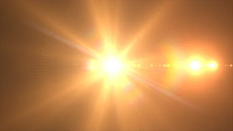 Optical lens flares transition over black background Stock Footage 171024337