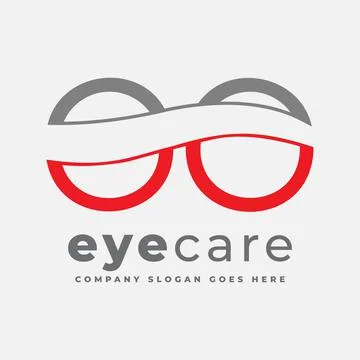 Optical Lens - Vision Logo Template Stock Illustration