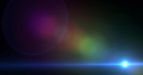 Optical lights flare moving on dark backgrounds Vídeos de archivo 331569854