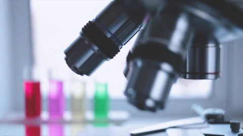 Optical microscope - science and laborat... | Stock Video | Pond5