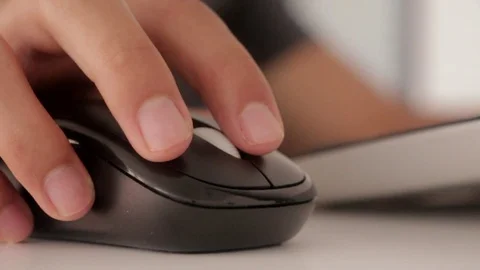 Optical mouse computer navigation Stock Footage 98677352