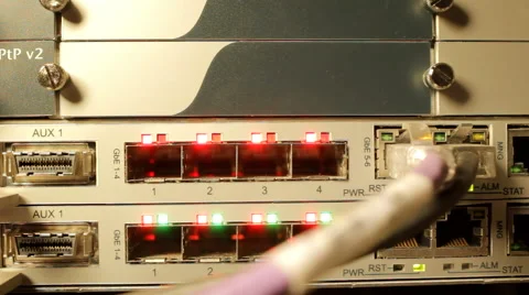 Optical multiplexer Stock Footage 54742868