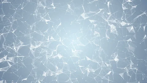 Optical network.Plexus structure evolving in organic motion. Abstract technology Stock Footage 95449974