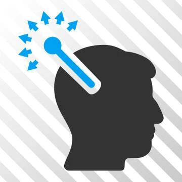 Optical Neural Interface Vector Icon 스톡 일러스트