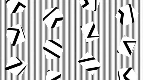 Optical pattern background. Motion graphic animation. Stock Footage 142997540