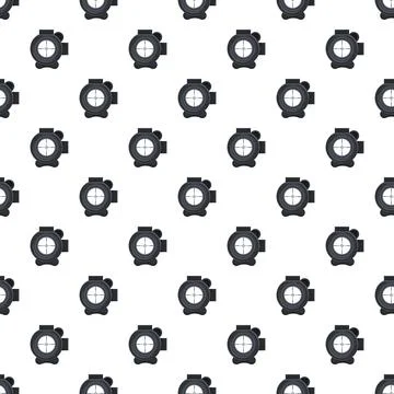 Optical rifle scope pattern aiming target concept Stockillustratie