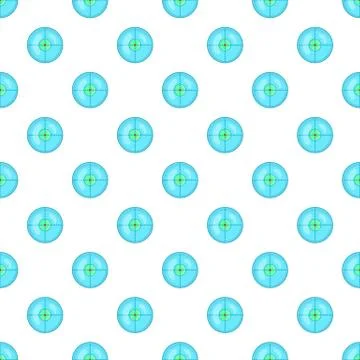 Optical sight pattern, cartoon style Illustrazione stock