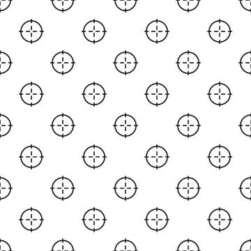 Optical sight pattern seamless vector Stock Illustration