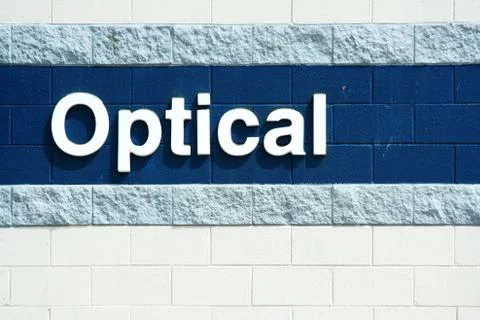 Optical sign Stock Photos