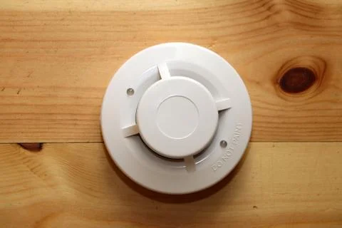 Optical Smoke Detector 스톡 사진