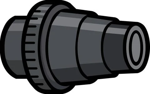 Optical snoot conical studio light modifier icon Ilustração Stock