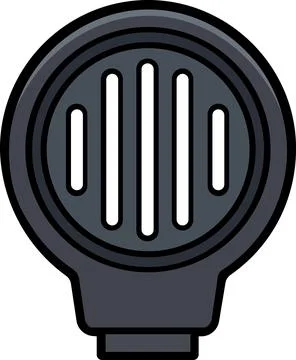 Optical snoot spotlight modifier with iris Ilustração Stock